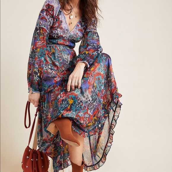 Anthropologie Annabella Maxi Dress new with tag - Picture 4 of 7